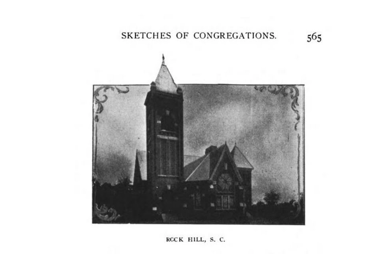Sketches of the Associate Reformed Presbyterian congregations of York County, SC (as of 1903).